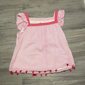 Vineyard Vines tassel blouse